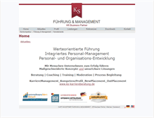 Tablet Screenshot of fuehrung-management.de